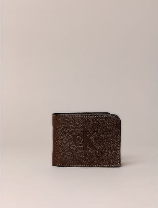 Carteira Calvin Klein Jeans Queima Ck - Cafe Carteira Calvin Klein Jeans Queima Ck Cafe u