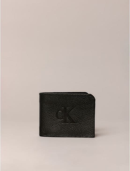 Carteira Calvin Klein Jeans Queima Ck - Preto Carteira Calvin Klein Jeans Queima Ck Preto u