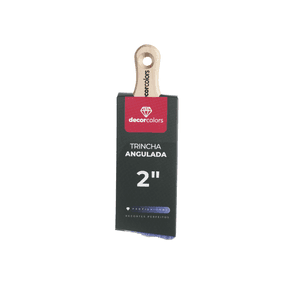 Pincel trincha premium profissional cabo curto - Decor Colors Pincel trincha premium profissional tamanho 2´ angulada cabo curto - Decor Colors