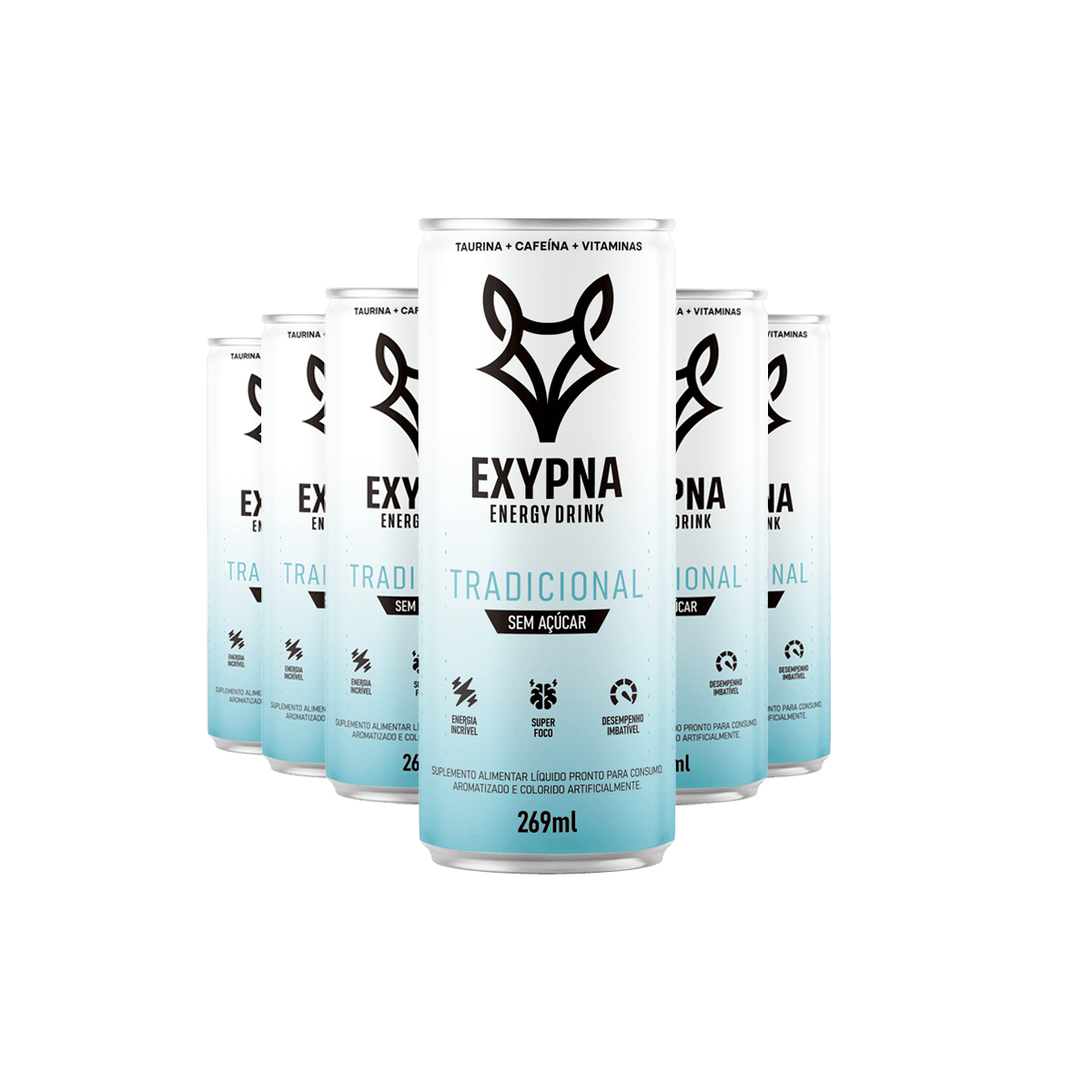 Exypna Energy Drink Tradicional (269ml) - Pack 6 Unidades