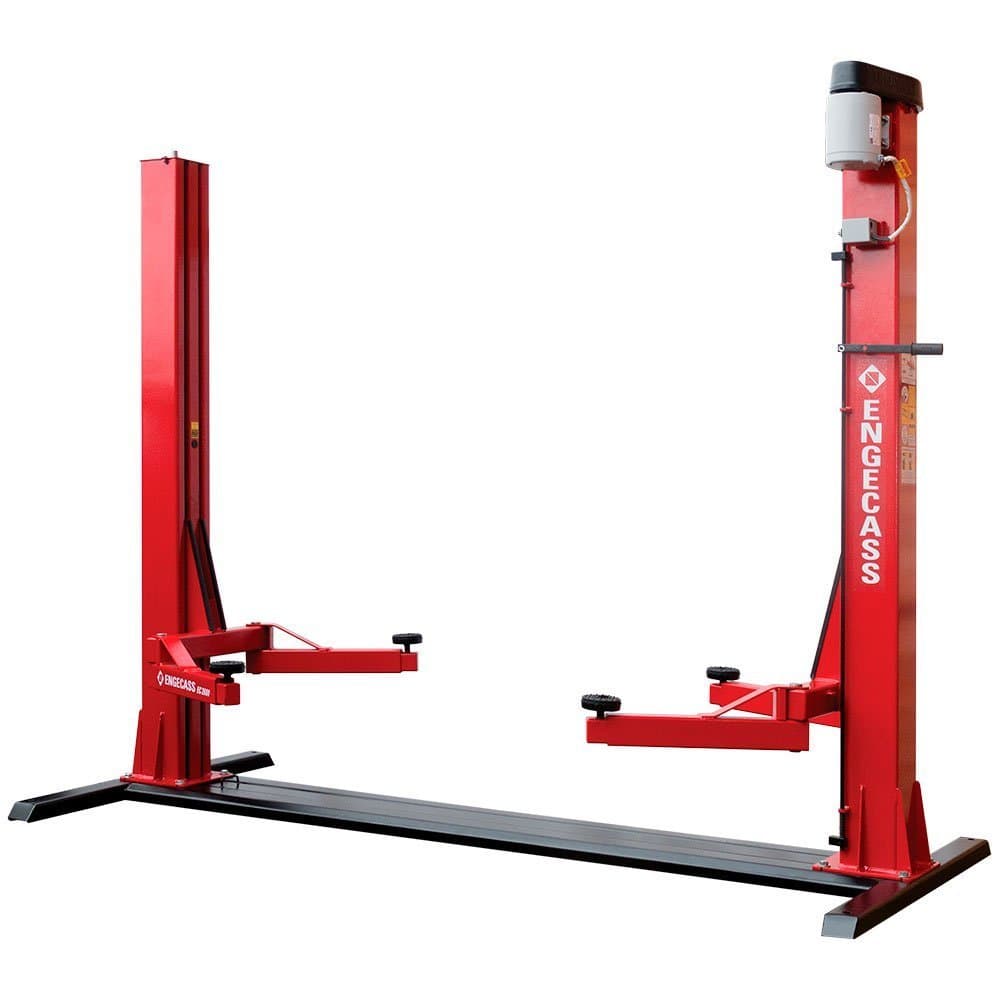 Elevador Automotivo 26T Lubrificacao a Graxa 4CV Trifasico 220V EC 2600 Vermelho ENGECASS-40965