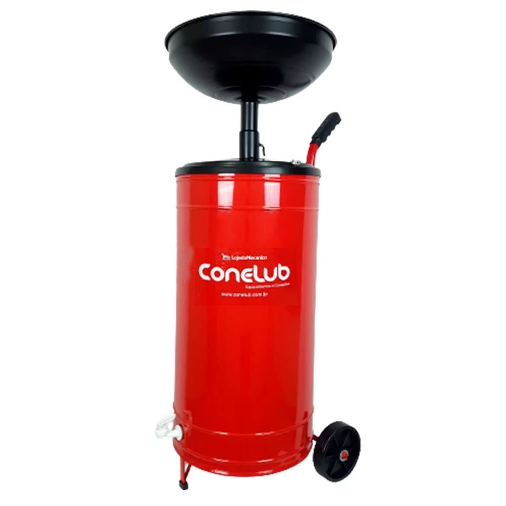 Coletor de Oleo 50 Litros com Rodas CONELUB-CB145