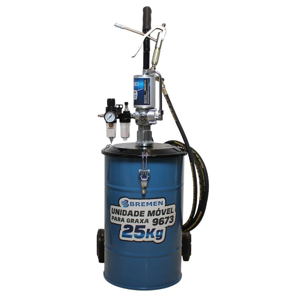 Propulsora Pneumatica para Graxa de Aco 25Kg BREMEN-9673