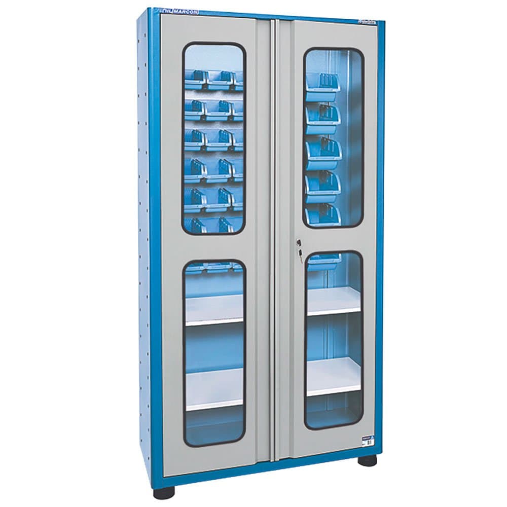 Armario Porta-Componente Compact com Visor e 33 Caixas MARCON-AM-78