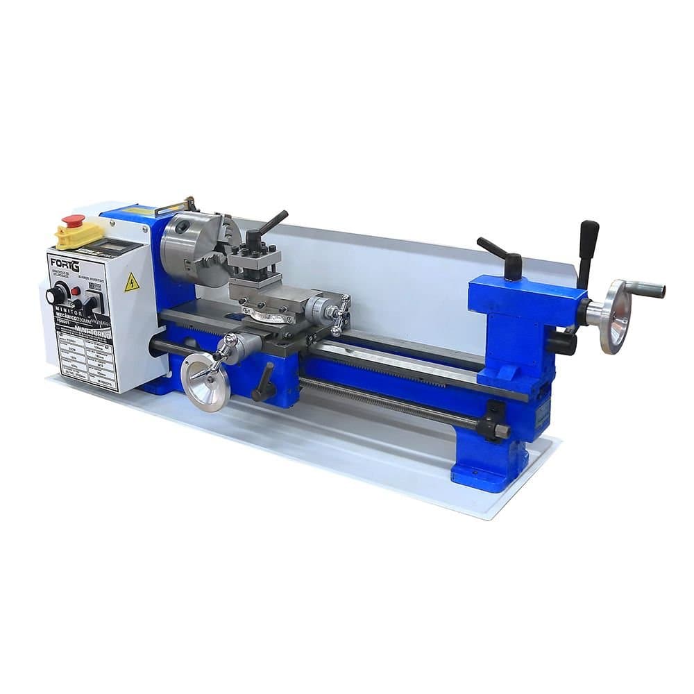 Mini Torno Mecanico Profissional 350mm 550W 127V 2500 rpm FORTGPRO-FG0001