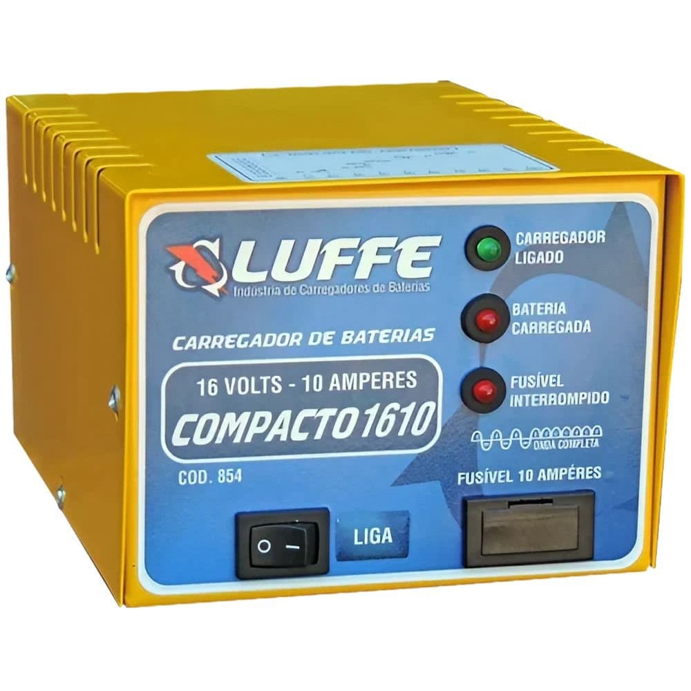Carregador de Baterias 1610 Compacto 16V 10A 110220V LUFFE-000854