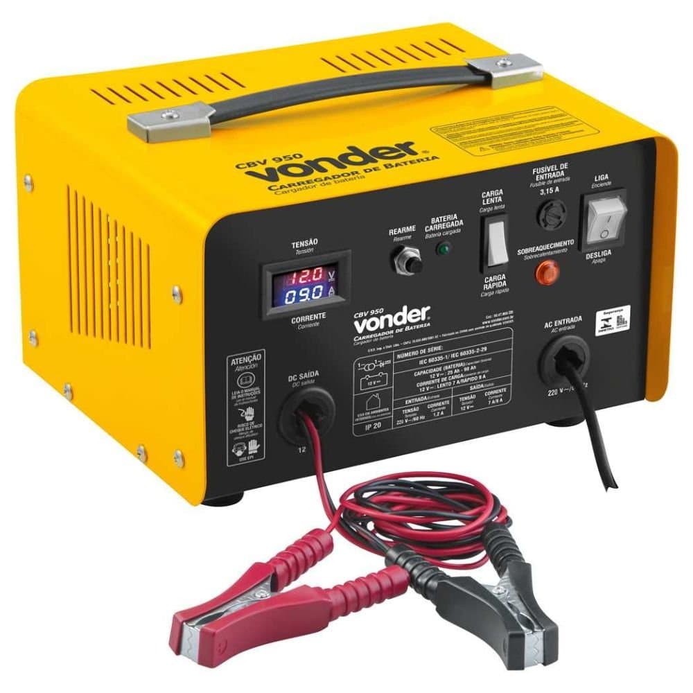 Carregador de Bateria 12V CBV 950 220V VONDER-6847950