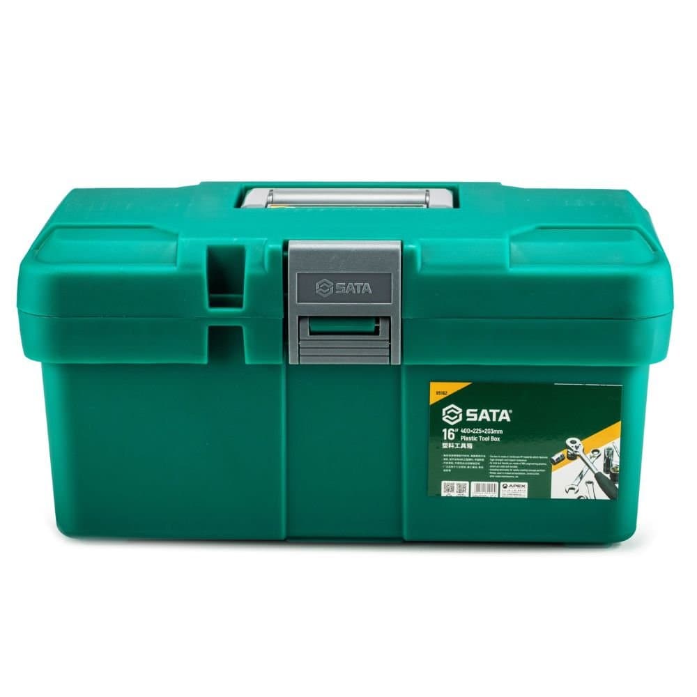 Caixa Plastica para Ferramentas 16 Pol 400 x 225 x 203mm SATA-ST95162SC