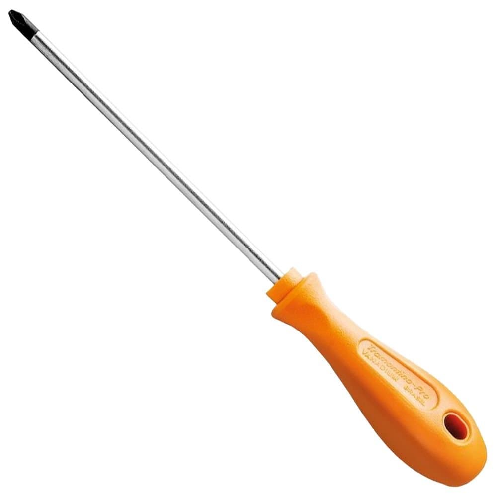 Chave de fenda ponta cruzada em aco cromo vanadio 8x100 mm 516x4 Pol Tramontina-44135040