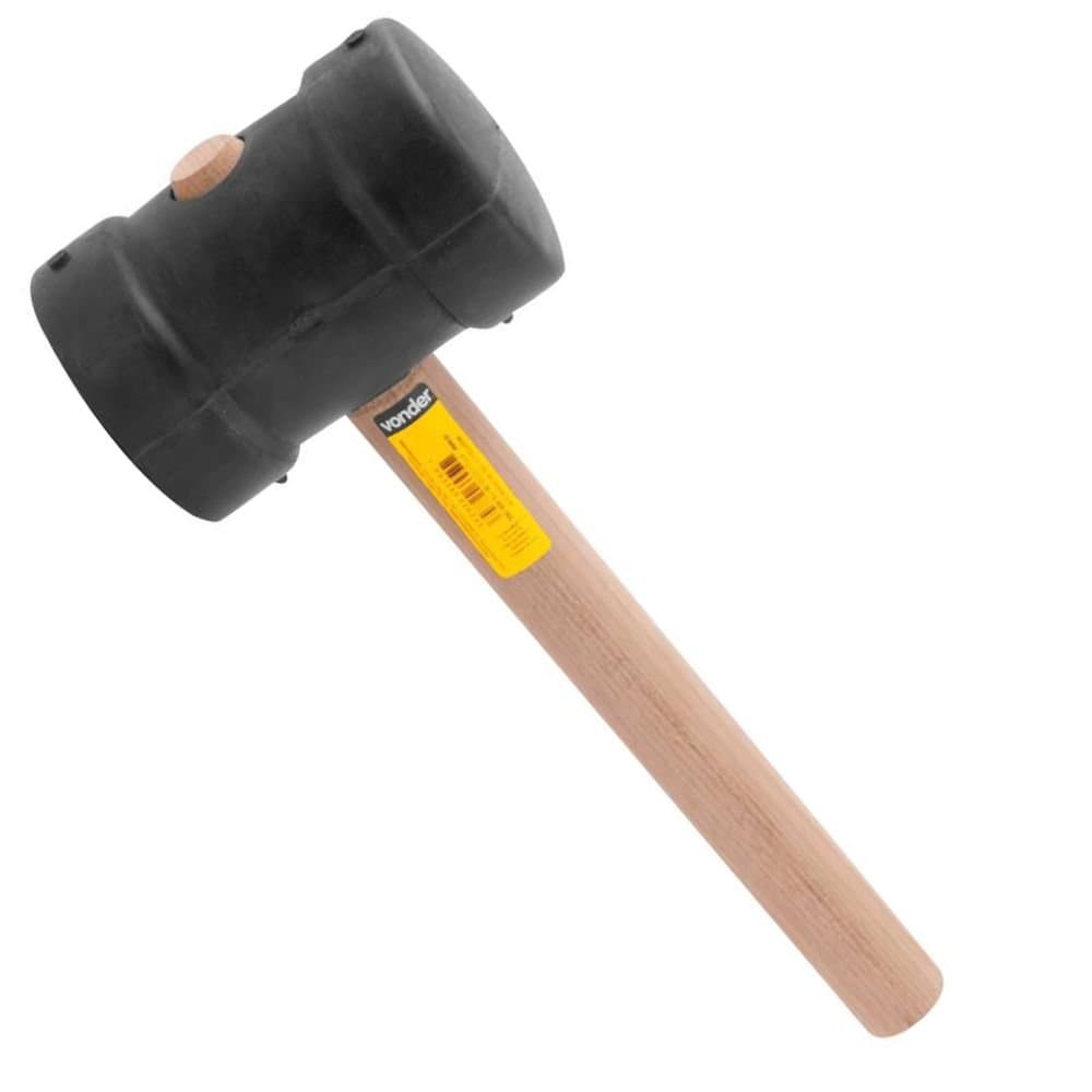 Martelo de borracha 80 mm preto VONDER-3079008000