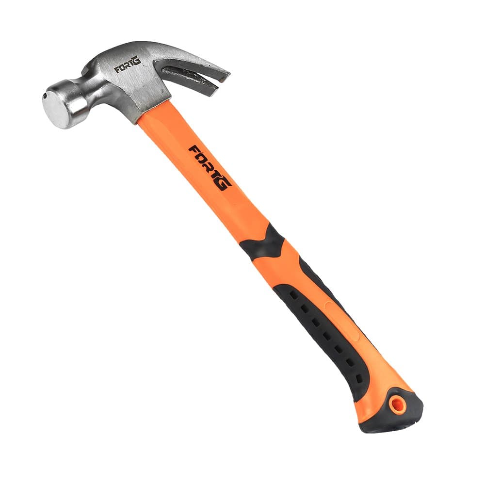 Martelo Unha 32cm e 16Oz com Suporte Magnetico e Apoio para Pregos FORTGPRO-FG8008K