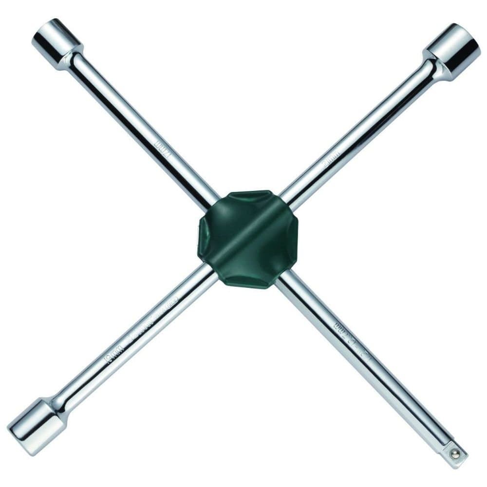 Chave de Roda tipo Cruz 17 x 19 x 21mm com Quadrado 12Pol SATA-ST48101ST