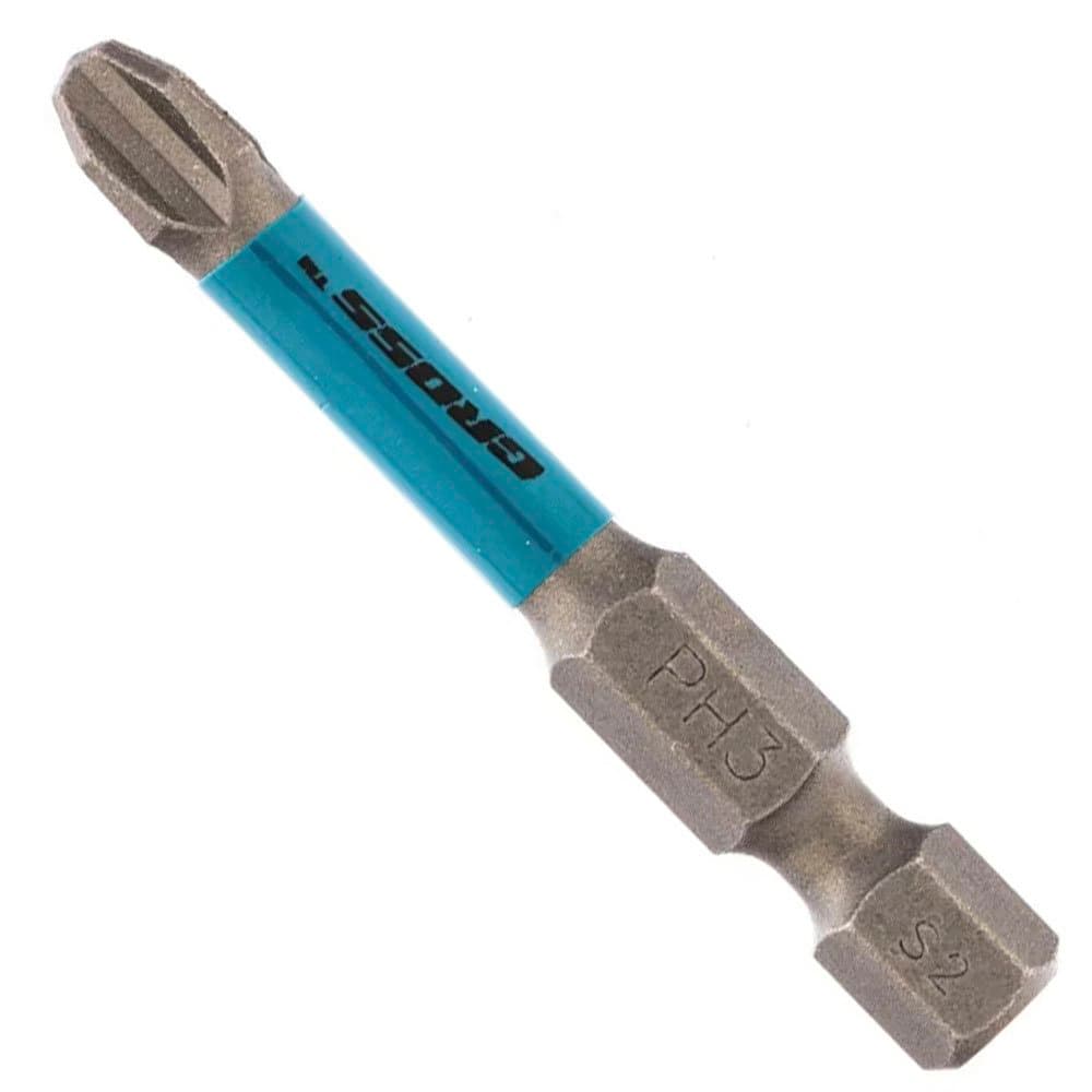 Bits de Torcao para Ferramentas de Impacto PH3 x 50mm com 10 Unidades GROSS-1149455