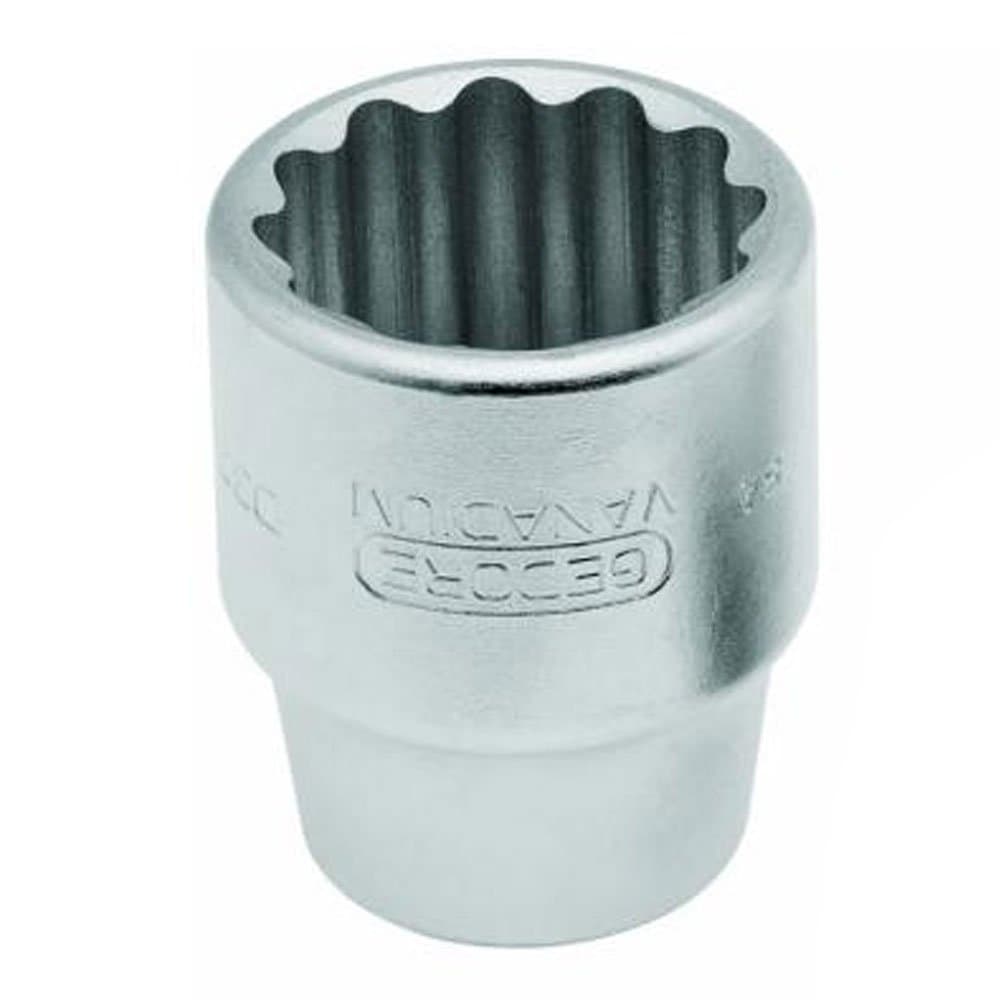 Soquete Estriado CR-V 21mm Encaixe 34 Pol GEDORE-D32-21MM