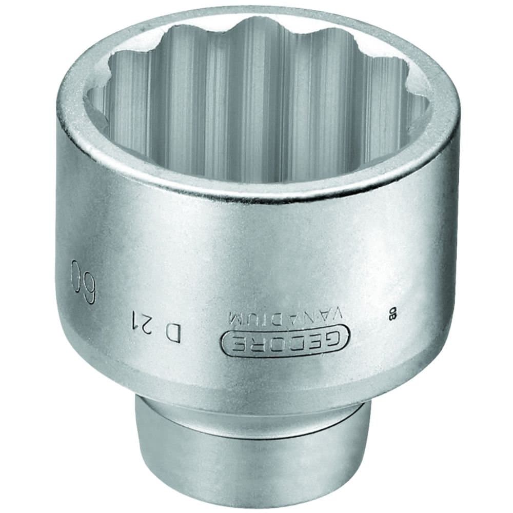 Soquete Estriado Encaixe de 1 com Medida de 75 mm GEDORE-D21-75