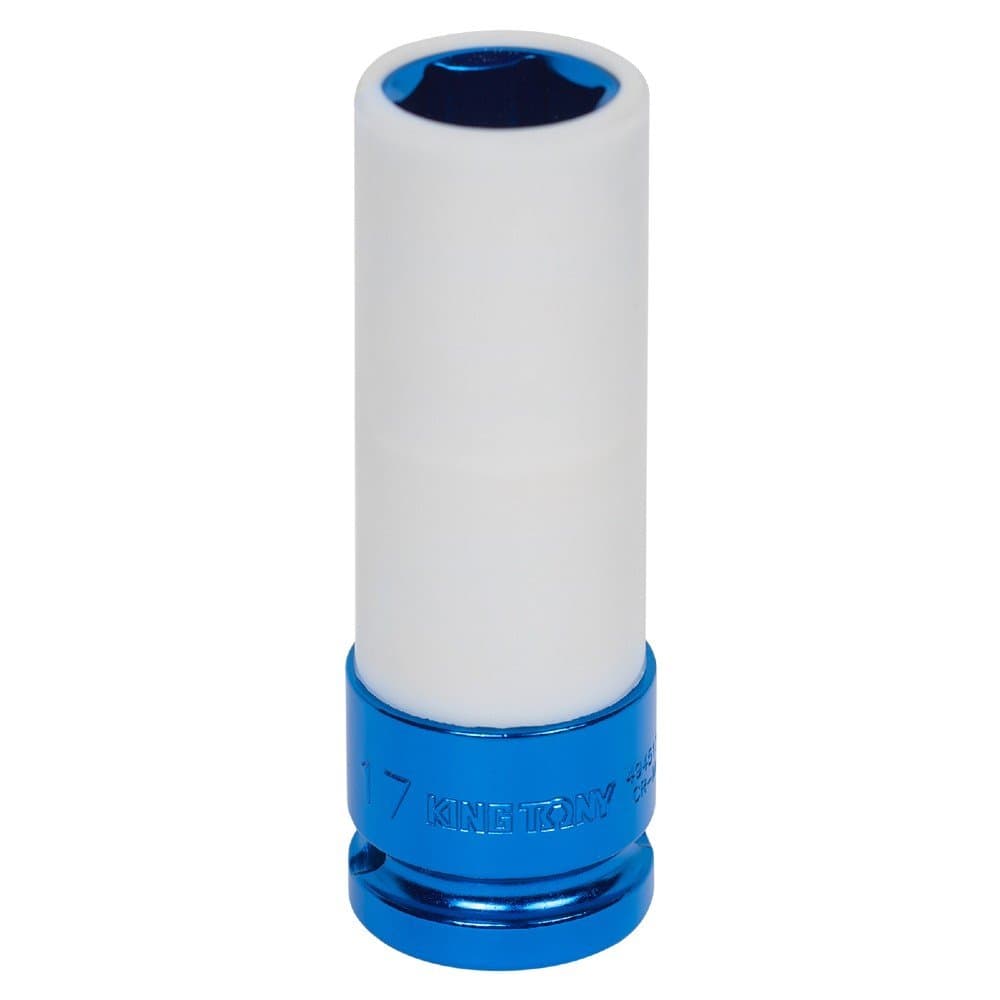 Soquete de Impacto para Rodas de Liga leve Encaixe de 12 Pol 17mm KINGTONY-494517MX