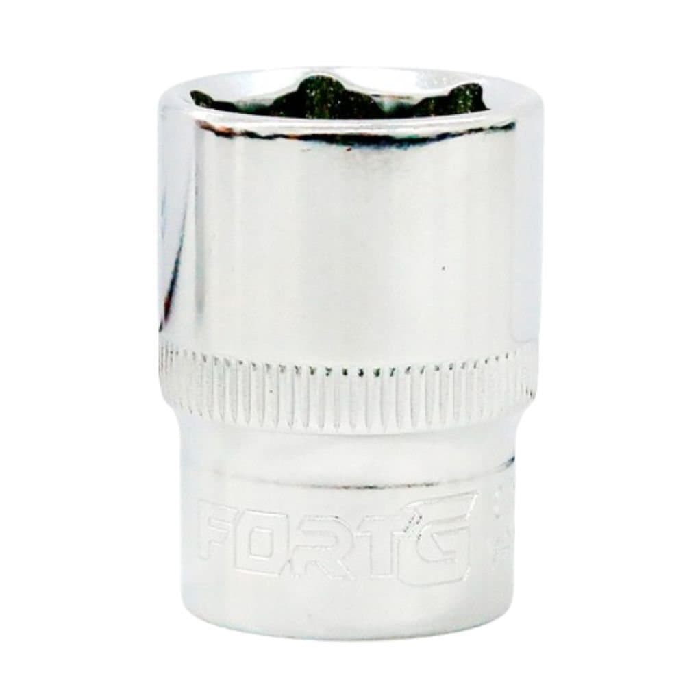 Soquete Sextavado em Cromo Vanadio 22mm com Encaixe 12 Pol FORTGPRO-FG0019FM
