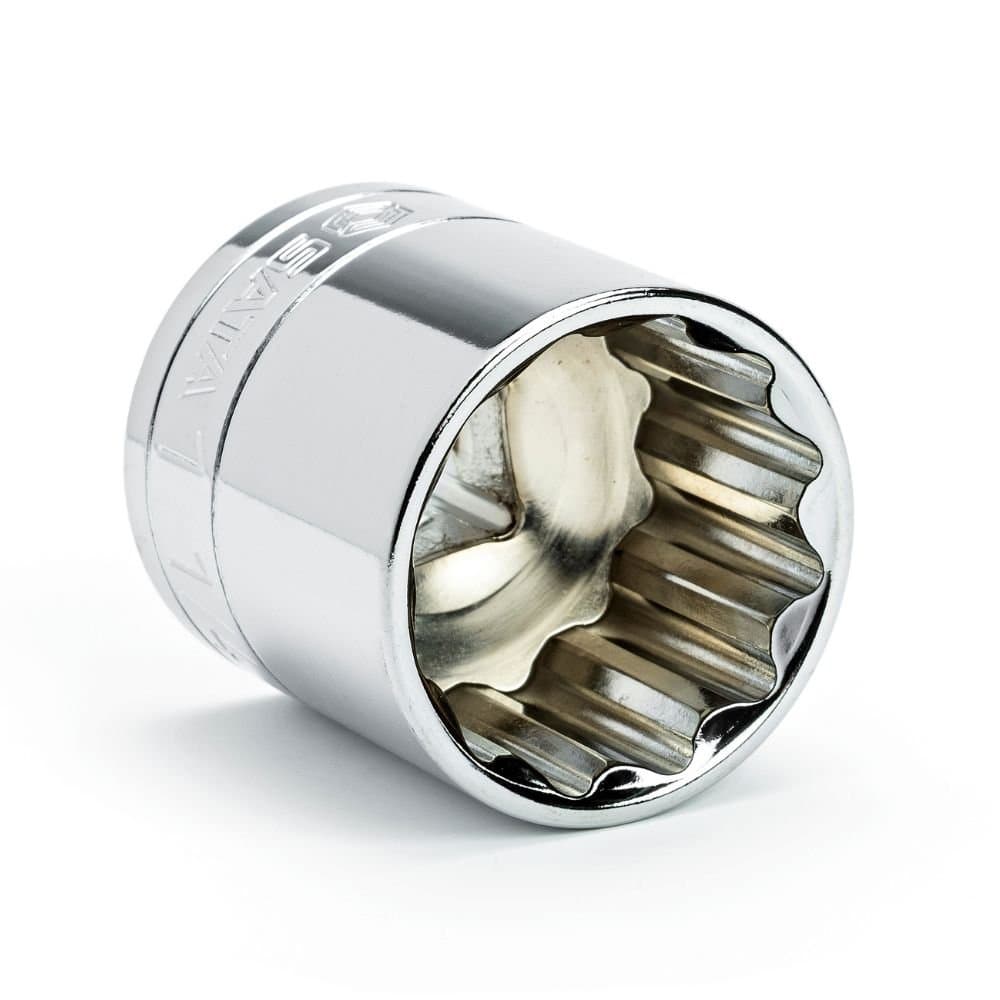 Soquete Estriado 15mm com Encaixe 12Pol SATA-ST13606SC