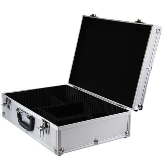 Maleta em Aluminio para Ferramentas Grande com Divisorias e Suporte NOLL-630005