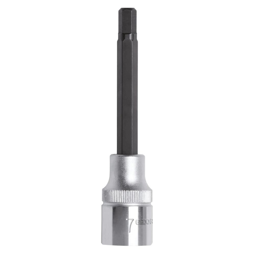 Chave Soquete Ponta Hexagonal Longa de 7mm com Encaixe de 12 Pol GEDORE RED-R62550719