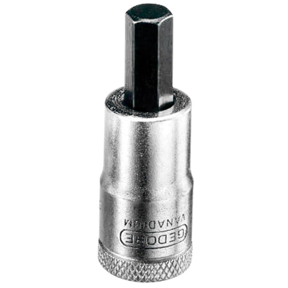 Chave Soquete Hexagonal Curta 10mm CRV com Encaixe 38 Pol GEDORE-IN30-10MM