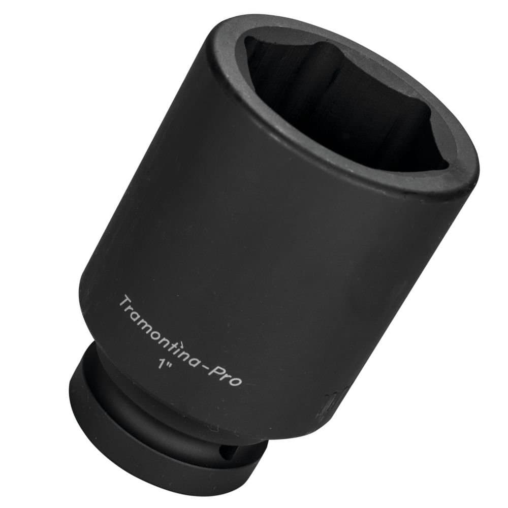 Soquete de Impacto Sextavado Longo de 105mm com Encaixe de 1 Pol TRAMONTINA PRO-44932105