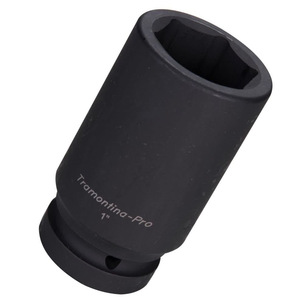 Soquete de Impacto Sextavado Longo Cr-Mo 78 Pol com Encaixe de 1 Pol TRAMONTINA PRO-44933003