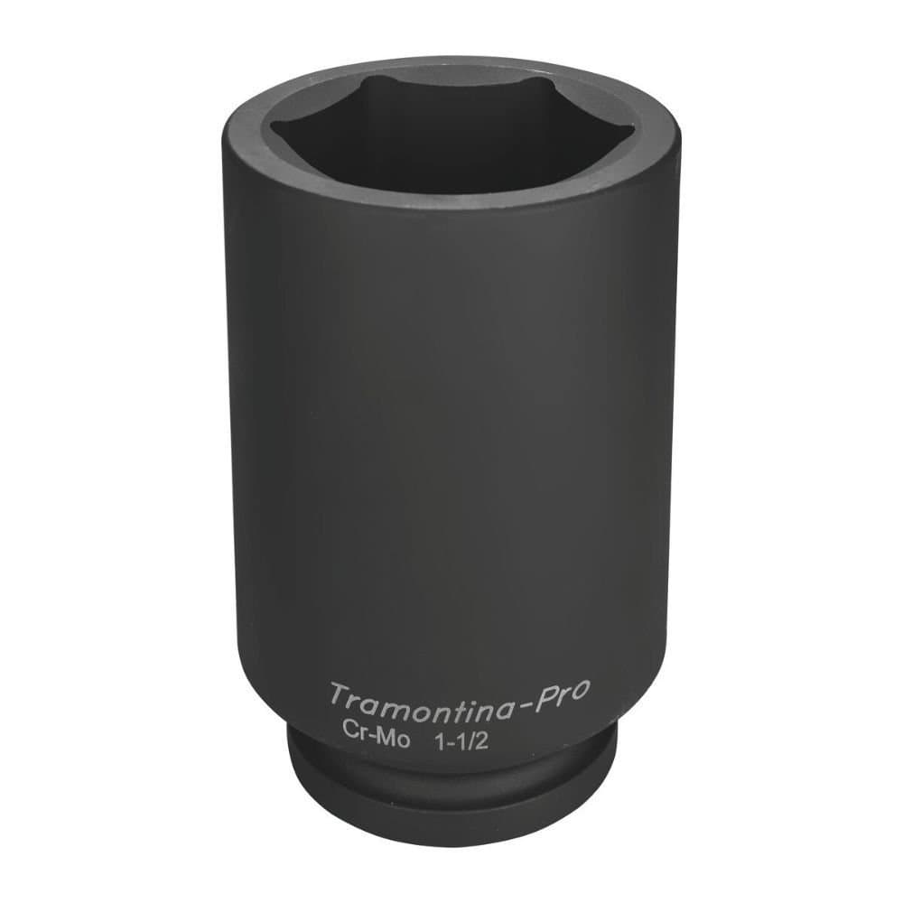 Soquete de Impacto Sextavado Longo em Cr-Mo 85mm com Encaixe de 112 Pol TRAMONTINA PRO-44939085