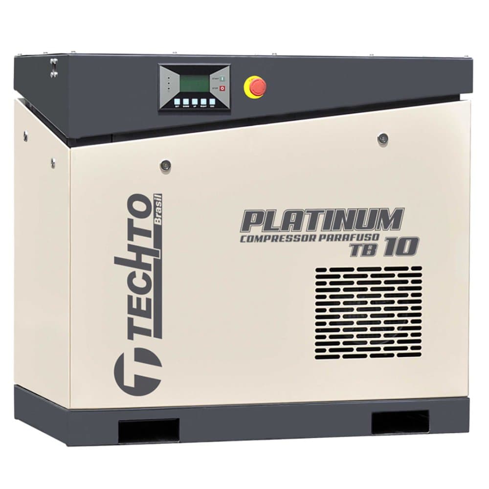 Compressor de Ar Parafuso TB10 10HP 37 Pes 380V - Trifasico TECHTO-647