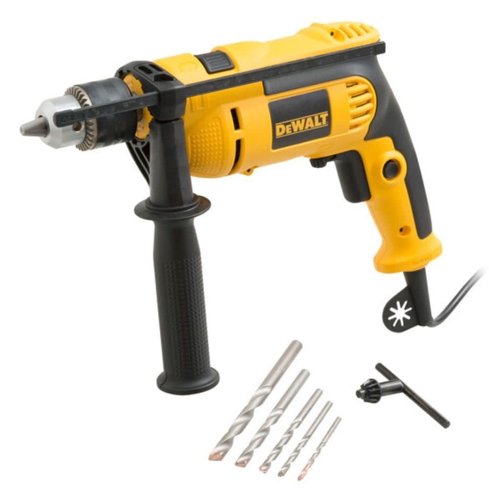 Furadeira de Impacto 12 Pol 710W 220V com 5 Brocas DEWALT-DWD502SW