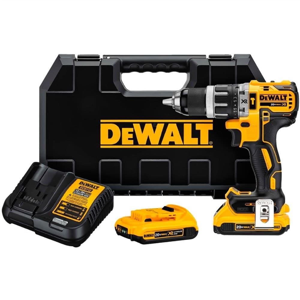 Parafusadeira Furadeira de Impacto Brushless 12 Pol 20V com 2 Baterias Carregador Bivolt e Maleta DEWALT-DCD796D2