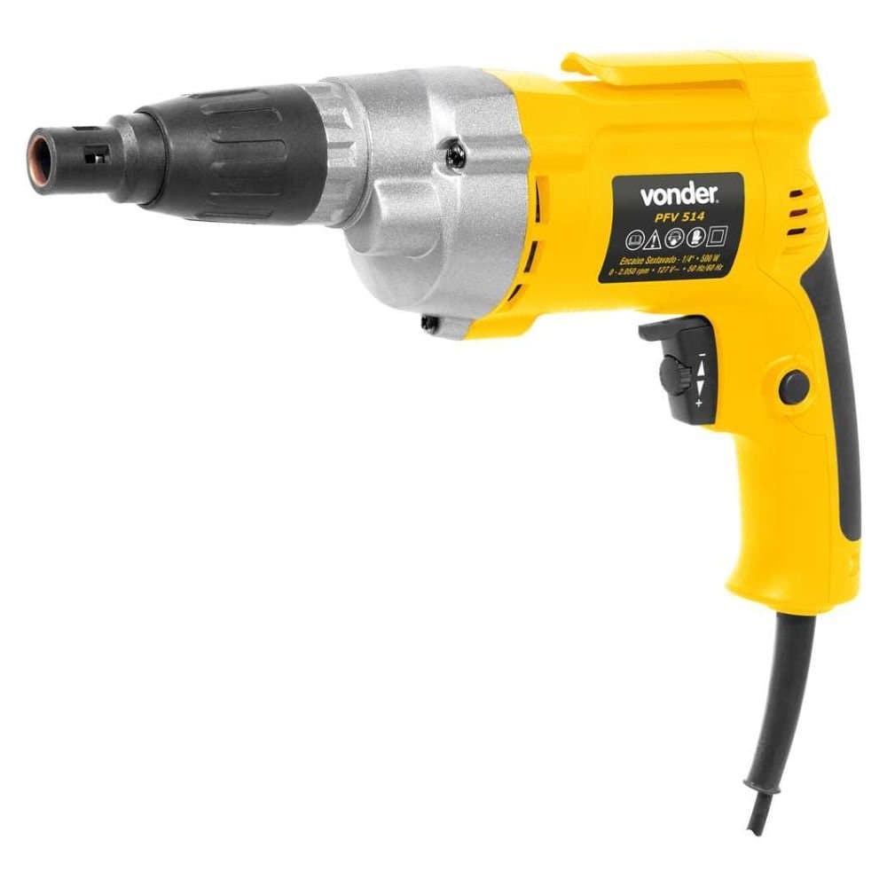 Parafusadeira Drywall PFV514 Vel Variavel e Reversivel 14 Pol 500W 220V VONDER-6001514127
