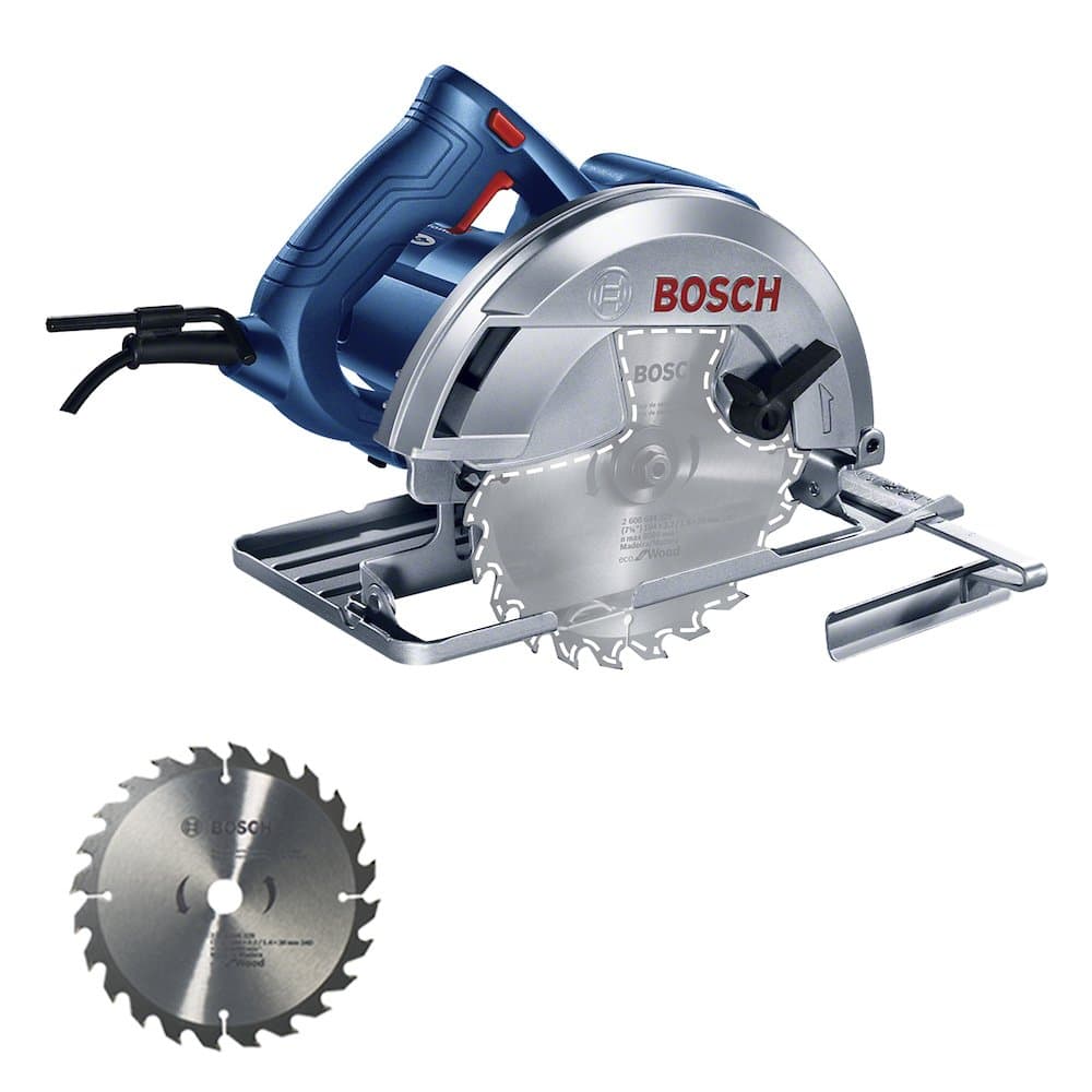 Serra Circular GKS-150 1500W 110V com Disco e Guia Paralelo BOSCH-06016B30D0-000