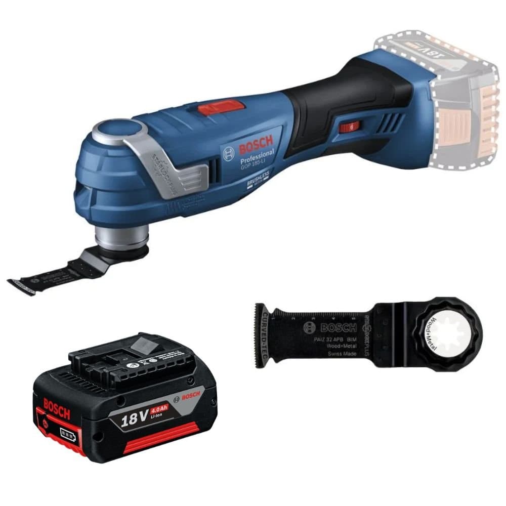 Combo Multicortadora 18V Brushless GOP 185-LI Bateria de Ions de Litio 40Ah 18V BOSCH-8878