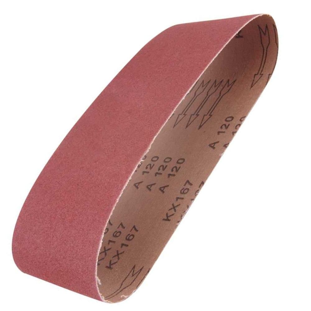 Cinta de Lixa 100 mm x 610 mm G 120 com 10 Pecas VONDER-1237120120