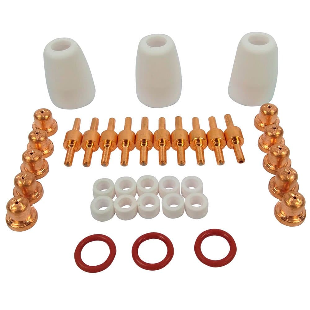 Kit de Consumiveis para Tocha Plasma Curto com 36 Pecas V8 BRASIL-20127