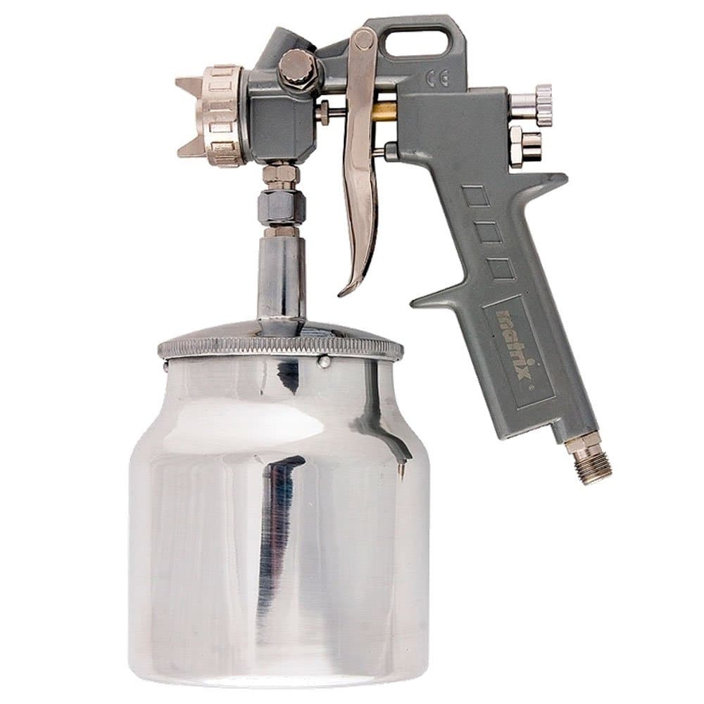 Pistola para Pintura por Succao 15mm 1000ml com Jogo de Bicos STELS-573169