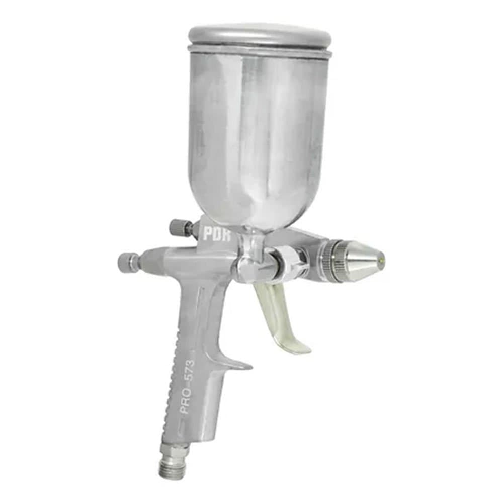 Pistola Gravidade de Micro Pintura Bico 05mm 200ml 28 a 40 PSI Entrada 14Pol PDR-PRO-573