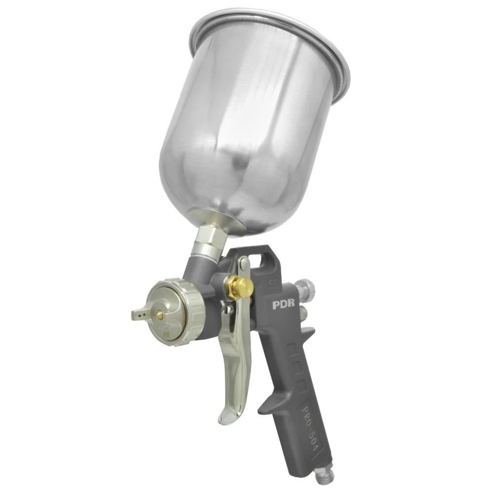 Pistola de Aplicacao de Cola Tipo Gravidade Bico 40mm Copo Aluminio 600ml PDR-PRO-504