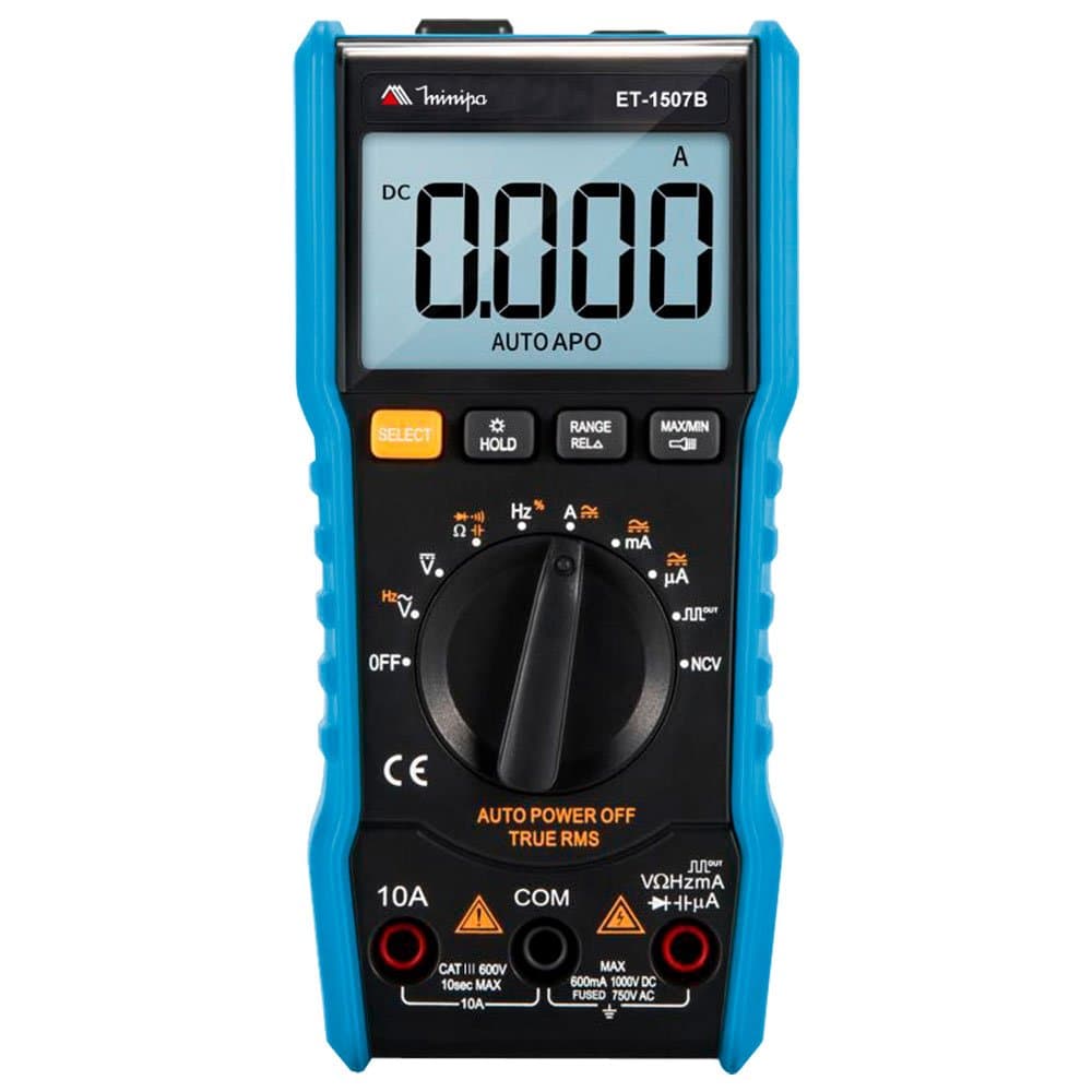 Multimetro Digital LCD com Funcao NCV MINIPA-ET-1507B