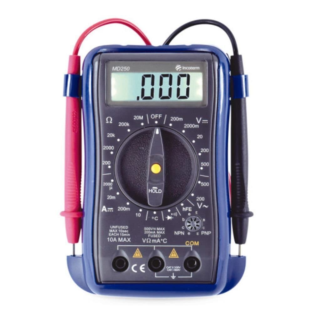Multimetro Digital a Bateria 9V INCOTERM-T-MUL-0010
