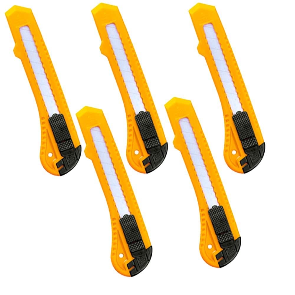 Kit com 5 Estiletes Lamina Retratil 18mm SPARTA-2048