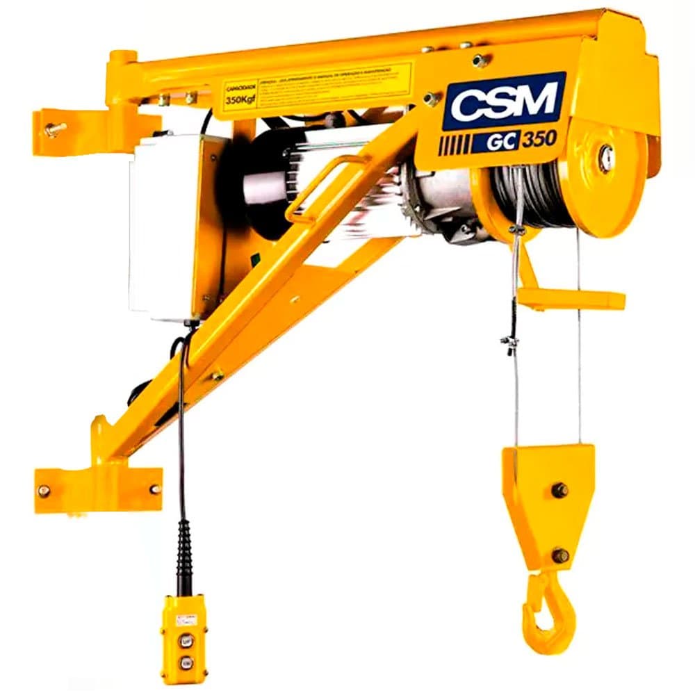 Guincho Coluna 350Kg Monofasico GC 350 Uso Continuo CSM-40121036