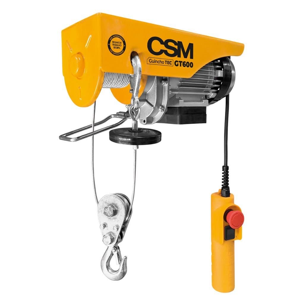 Guincho Eletrico TEC GT 300600 Monofasico 127V ate 600kg CSM-71000588