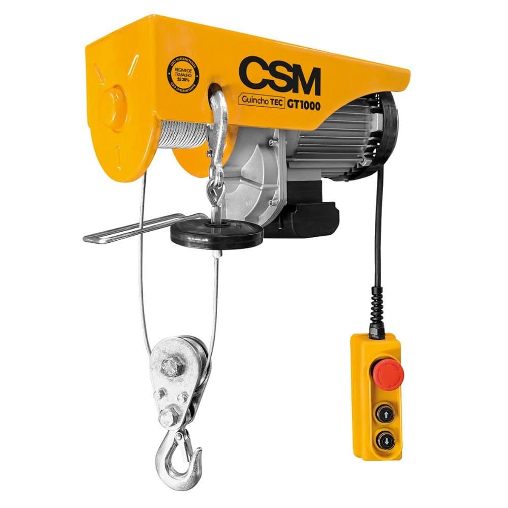 Guincho Eletrico TEC GT 5001000 Monofasico 220V ate 1000kg CSM-71000591