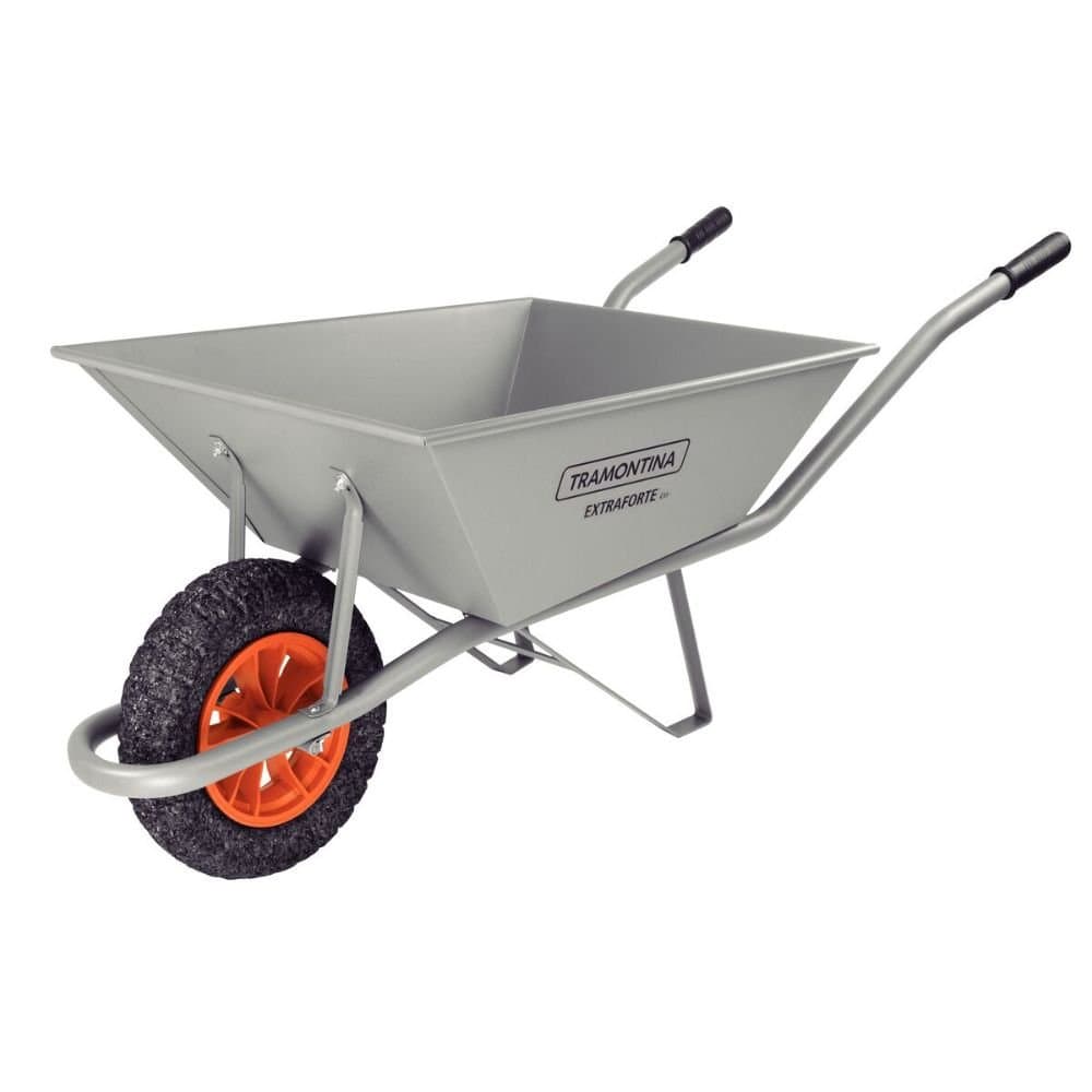 Carrinho de Mao Extraforte 65 Litros com Cacamba Metalica e Roda Plastica TRAMONTINA-77714235