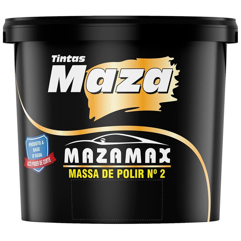 Massa de Polir a Base Agua Nr 02 500g MAZA-24641