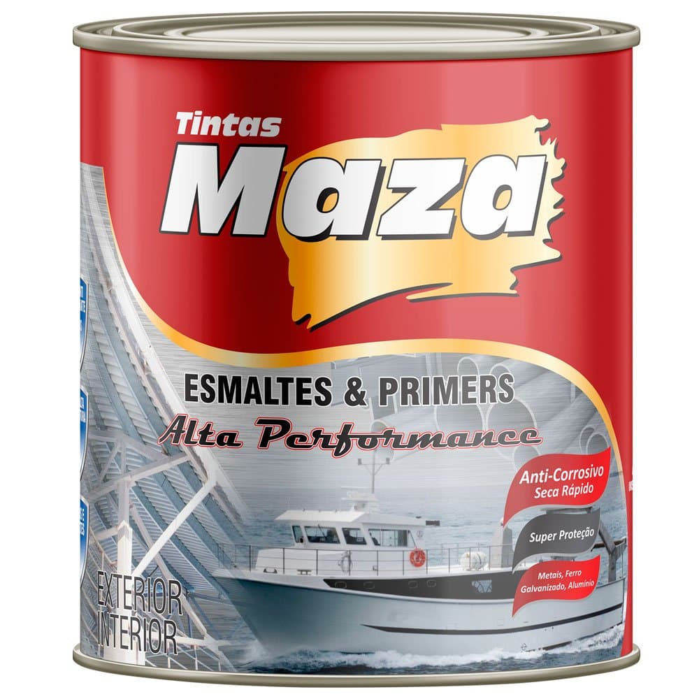 Esmalte Sintetico Martelado Cinza Escuro 900ml MAZA-1051