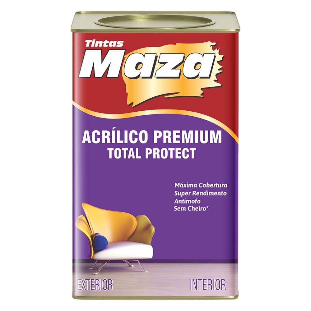 Acrilico Premium Fosco Marfim 18L MAZA-546