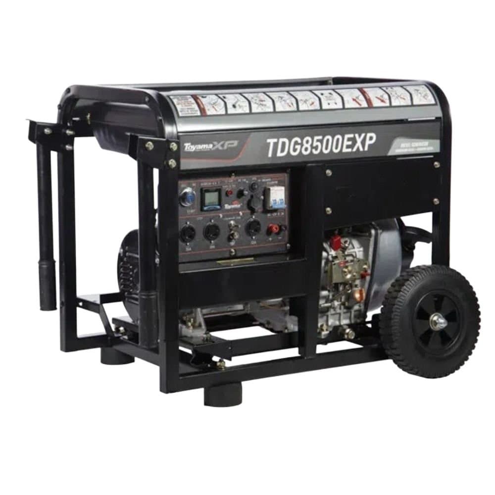 Gerador de Energia a Diesel Aberto TDG8500EXP 4T 498CC 70 Kva Bivolt Monofasico TOYAMA-251-054